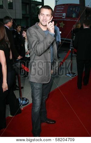Joshua Jackson at the Los Angeles premiere of 