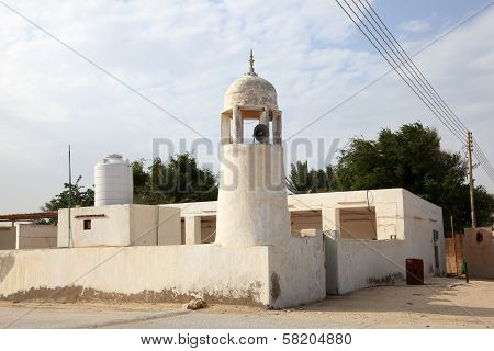 Mosque In Village Zekreet In Qatar