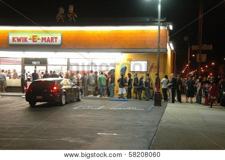 Atmosphere at a 7-11 Convenience Store that has been transformed into a 