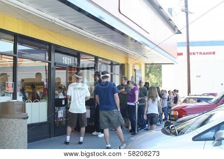 Atmosphere at a 7-11 Convenience Store that has been transformed into a 