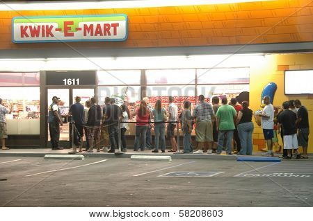 Atmosphere at a 7-11 Convenience Store that has been transformed into a 