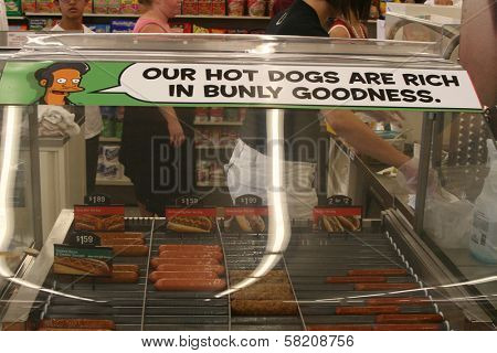 Atmosphere at a 7-11 Convenience Store that has been transformed into a 