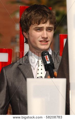Daniel Radcliffe at the premiere of 