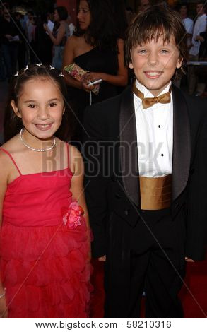 Shelby Adamowsky and Cole Morgen at the World Premiere of 