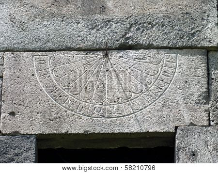 Sundail On A Wall