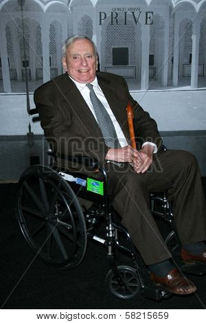 Gore Vidal at the Giorgio Armani Prive Show to celebrate the Oscars. Green Acres, Los Angeles, CA. 02-24-07