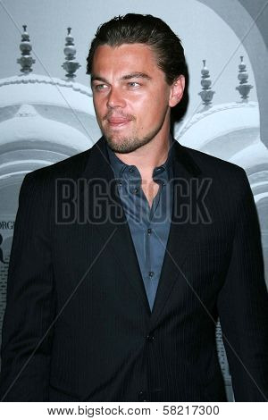 Leonardo DiCaprio at the Giorgio Armani Prive Show to celebrate the Oscars. Green Acres, Los Angeles, CA. 02-24-07