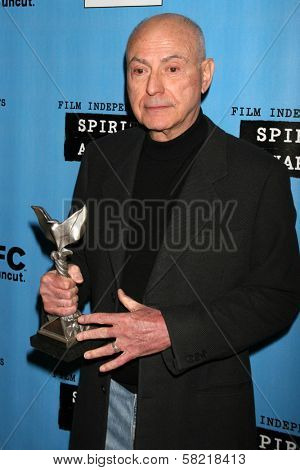 Alan Arkin in the Press Room at the 2007 Film Independent's Spirit Awards. Santa Monica Pier, Santa Monica, CA. 02-24-07