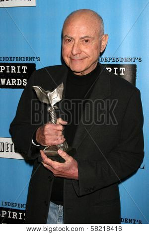 Alan Arkin in the Press Room at the 2007 Film Independent's Spirit Awards. Santa Monica Pier, Santa Monica, CA. 02-24-07