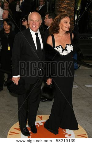 Barry Diller and Diane von Furstenberg at the 2007 Vanity Fair Oscar Party. Mortons, West Hollywood, CA. 02-25-07