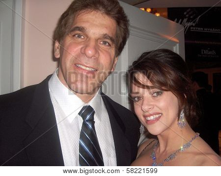 Lou Ferrigno and Ginger Besasparis at the 17th Annual Night of 100 Stars Gala. Beverly Hills Hotel, Beverly Hills, CA. 02-25-07