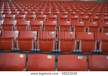 Red Seats In Arena