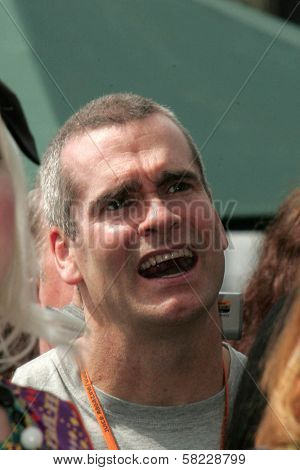 Henry Rollins at the Hollywood Walk of Fame Ceremony Honoring Rodney Bingenheimer. Hollywood Boulevard, Hollywood, CA. 03-09-07