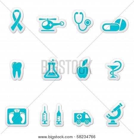 Paper Cut - Medical Icons