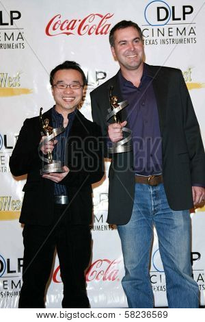 Raman Hui and Chris Miller at the ShoWest 2007 Awards Ceremony. Paris Hotel, Las Vegas, NV. 03-15-07