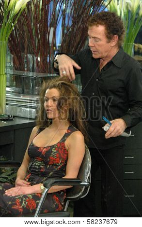 Nathalie Du Mortier and Arthur Johns on the set of a Television Commercial for 