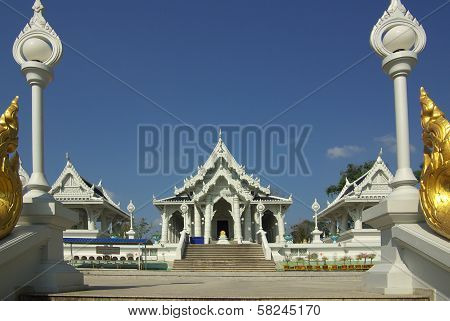Kaew Grovaram Temple In Krabi Town, Thailand