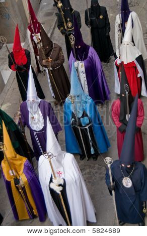 religiöse Prozessionen in Karwoche. Spanien
