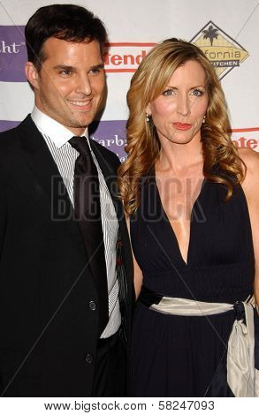 Jonathan Roberts and Heather Mills at Starlight Starbright Children's Foundation's 