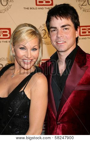 Schae Harrison and Mick Cain at the celebration for 