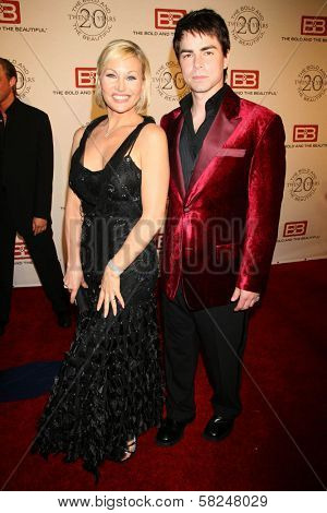 Schae Harrison and Mick Cain at the celebration for 