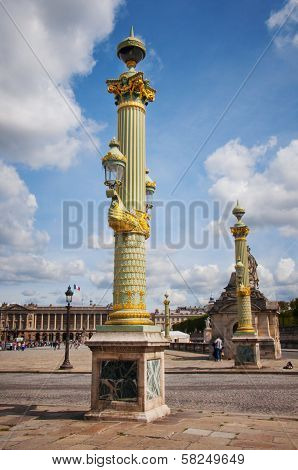 Place De La Concorde In Paris City