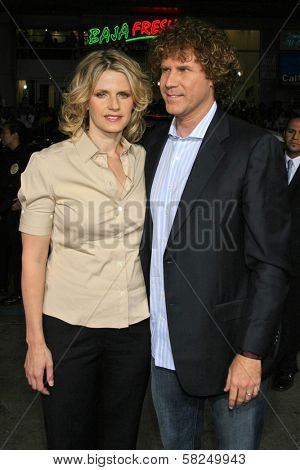 Viveca Paulin and Will Ferrell at the Los Angeles Premiere of 