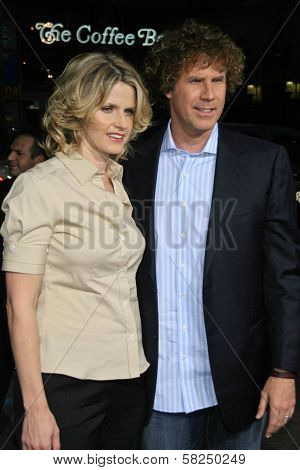 Viveca Paulin and Will Ferrell at the Los Angeles Premiere of 