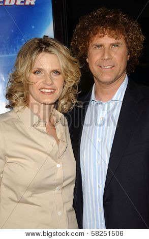 Viveca Paulin and Will Ferrell at the Los Angeles Premiere of 