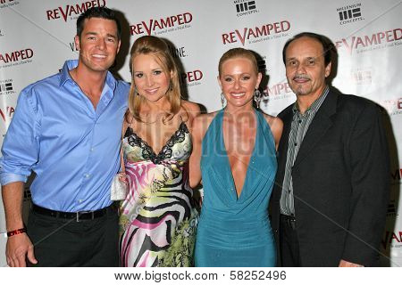 Alana Curry and Guest with Katie Lohmann and Charles McClendon at the Los Angeles Premiere of 