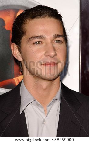 Shia LaBeouf at the Los Angeles Premiere of 