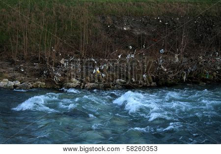 Residues Of The River In Flood