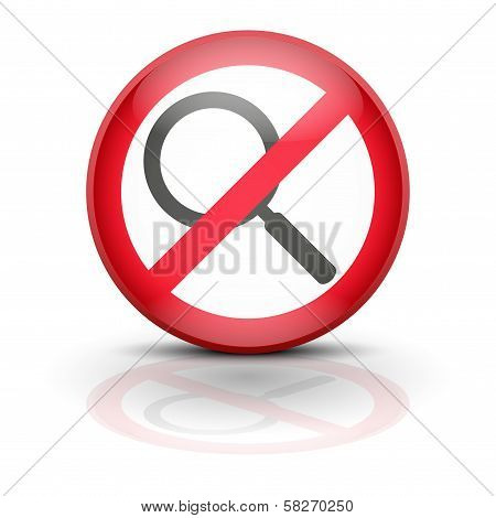 Anti spyware icon symbol illustration