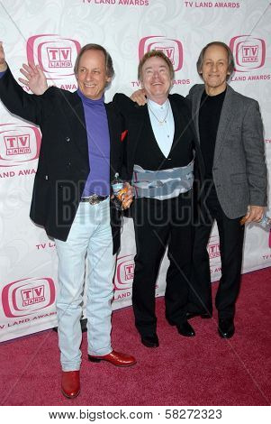 Jim Hager with Roy Clark and Jon Hager at the 5th Annual TV Land Awards. Barker Hangar, Santa Monica, CA. 04-14-07