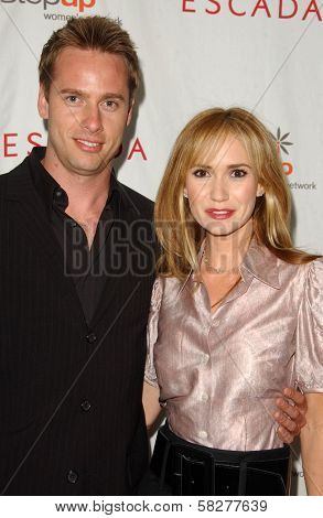 Noah Nelson and Ashley Jones at an Escada 2007 Fall Winter Sneak Preview to Benefit Step Up Women's Network. Beverly Hills Hotel, Beverly Hills, CA. 04-19-07