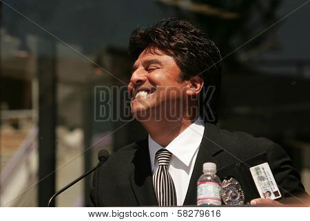 Erik Estrada at the cermony honoring him with the 2,336th star on the Hollywood Walk of Fame. Hollywood Boulevard, Hollywood, CA. 4-19-07