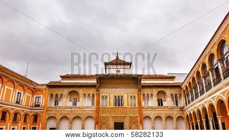 Peter Of Castle's Palace Alcazar Royal Palace Sevilleandalusia  Spain
