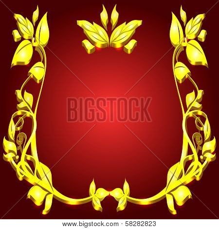 monogram gold