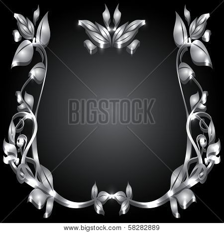 silver monogram
