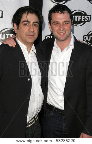Alek Keshishian and Matthew Rhys at the screening of 