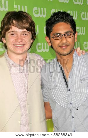 Dan Byrd and Adhir Kalyan at the CW Summer 2007 TCA Press Tour. Pacific Design Center, Los Angeles, CA. 07-20-07