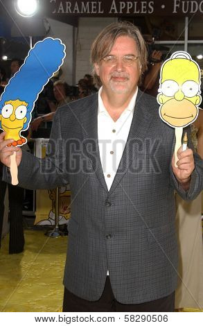 Matt Groening at the World Premiere of 