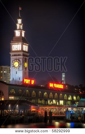 Clock Tower Of Ferry Building