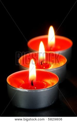 Červená Tealight Svíce
