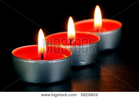 Červená Tealight Svíce