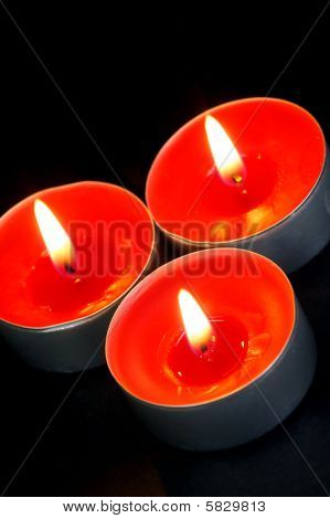 Červená Tealight Svíce