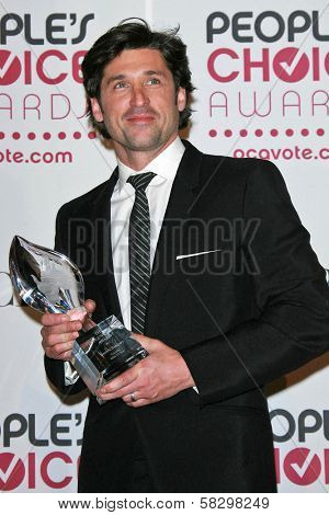 Patrick Dempsey in the press room at The 33rd Annual People's Choice Awards. Shrine Auditorium, Los Angeles, CA. 01-09-07