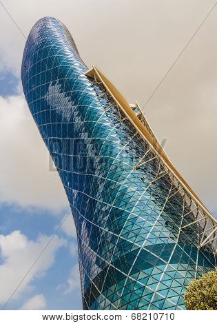 Capital Gate Tower In Abu Dhabi Uae