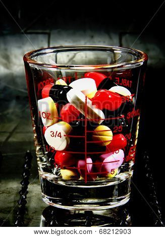 Pill In The Glass