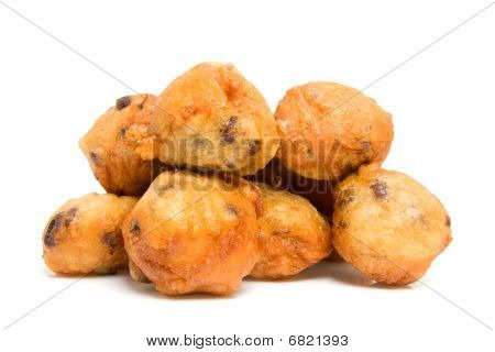 Bunke af hollandske Donut også kendt som Oliebollen